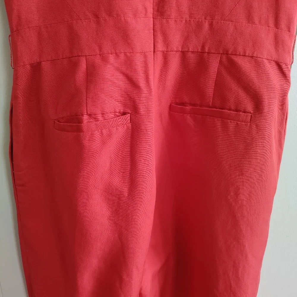 Banana Republic Rayon/Linen Halter Jumpsuit Size 6